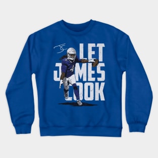 James Cook Buffalo Let James Cook Crewneck Sweatshirt